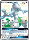 Mewtwo-GX SV59/SV94 Shiny Rare GX from Hidden Fates