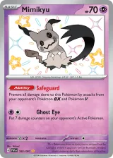 Mimikyu 160/091 Shiny Rare from Paldean Fates