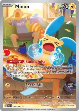 Minun 194/182 Illustration Rare from Paradox Rift