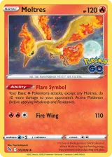 Moltres 012/078 Rare Holo from Pokémon GO