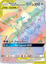 Moltres & Zapdos & Articuno-GX 69/68 Rainbow Rare from Hidden Fates