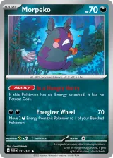 Morpeko 121/182 Rare from Paradox Rift