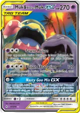 Muk & Alolan Muk-GX 61/214 Rare Holo GX from Unbroken Bonds