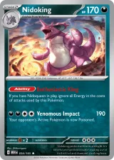 Nidoking 034/165 Rare from 151