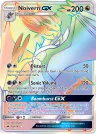 Noivern-GX 160/147 Rainbow Rare from Burning Shadows