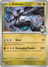 N's Zekrom 155/217 Rare from Ascended Heroes