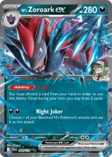 N's Zoroark ex 098/159 Double Rare from Journey Together