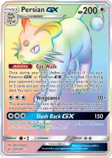 Persian-GX 227/214 Rainbow Rare from Unbroken Bonds