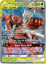 Pheromosa & Buzzwole-GX 1/214 Rare Holo GX from Unbroken Bonds