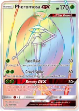 Pheromosa-GX 158/156 Rainbow Rare from Ultra Prism