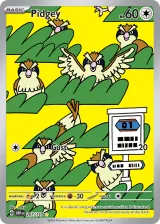 Pidgey 207/197 Illustration Rare from Obsidian Flames