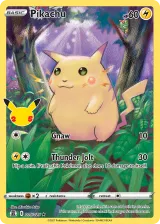 Pikachu 5/25 Rare Holo from Celebrations
