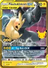 Pikachu & Zekrom-GX 33/181 Rare Holo GX from 30th Celebration