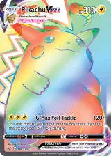 Pikachu VMAX 188/185 Rainbow Rare from Vivid Voltage