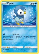 Piplup 31/156 Common from Ultra Prism