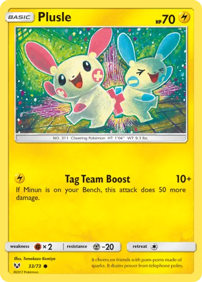 Plusle 33/73 Common from Shining Legends