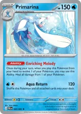 Primarina 020/084 Rare from Pitch Black
