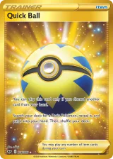 Quick Ball 216/202 Secret Rare from Sword & Shield Base
