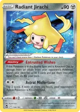 Radiant Jirachi 120/195 Radiant Rare from Silver Tempest