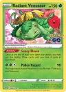 Radiant Venusaur 004/078 Radiant Rare from Pokémon GO