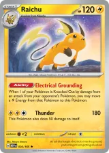 Raichu 026/165 Rare from 151