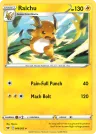 Raichu 066/202 Rare from Sword & Shield Base
