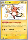 Raichu 132/091 Shiny Rare from Paldean Fates