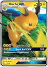Raichu-GX 20/68 Rare Holo GX from Hidden Fates