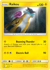 Raikou 32/73 Rare Holo from Shining Legends