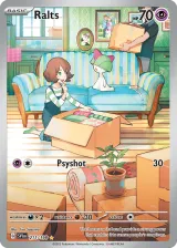 Ralts 211/198 Illustration Rare from Scarlet & Violet Base