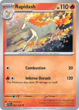 Rapidash 027/162 Uncommon from Temporal Forces