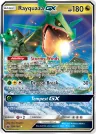 Rayquaza-GX 109/168 Rare Holo GX from Celestial Storm