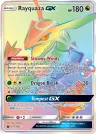 Rayquaza-GX 177/168 Rainbow Rare from Celestial Storm