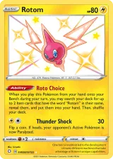 Rotom SV038/SV122 Shiny Rare from Shining Fates