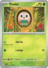 Rowlet 003/064 Common from Shrouded Fable