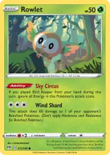 Rowlet 011/189 Common from Darkness Ablaze