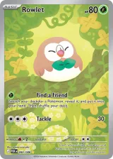Rowlet 090/088 Illustration Rare from Perfect Order