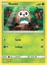 Rowlet 9/149 Common from Sun & Moon Base