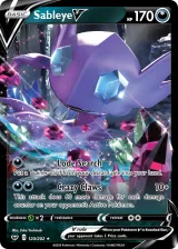 Sableye V 120/202 Rare Holo V from Sword & Shield Base