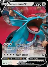 Salamence V 143/189 Rare Holo V from Darkness Ablaze