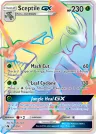 Sceptile-GX 216/214 Rainbow Rare from Lost Thunder