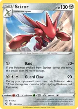 Scizor 128/192 Rare from Rebel Clash