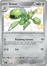 Scizor 191/091 Shiny Rare from Paldean Fates