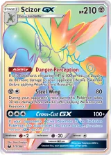 Scizor-GX 175/168 Rainbow Rare from Celestial Storm