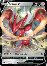 Scizor V 118/189 Rare Holo V from Darkness Ablaze