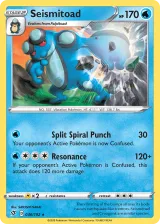 Seismitoad 046/192 Rare from Rebel Clash