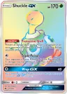 Shuckle-GX 215/214 Rainbow Rare from Lost Thunder