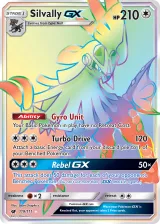 Silvally-GX 119/111 Rainbow Rare from Crimson Invasion