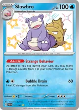 Slowbro 117/091 Shiny Rare from Paldean Fates