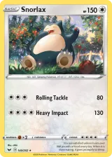 Snorlax 140/202 Rare from Sword & Shield Base